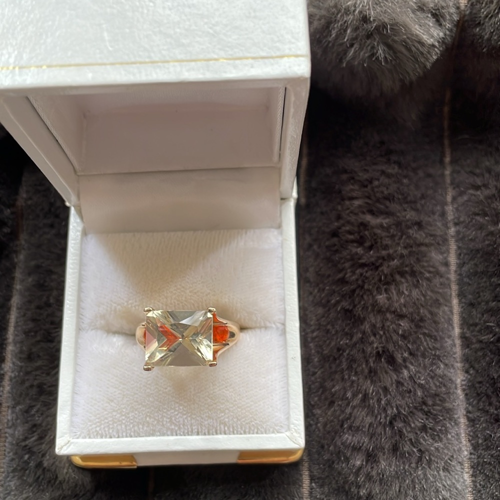 Designer Made Goshonite Large Rectangular Brillia… - image 4